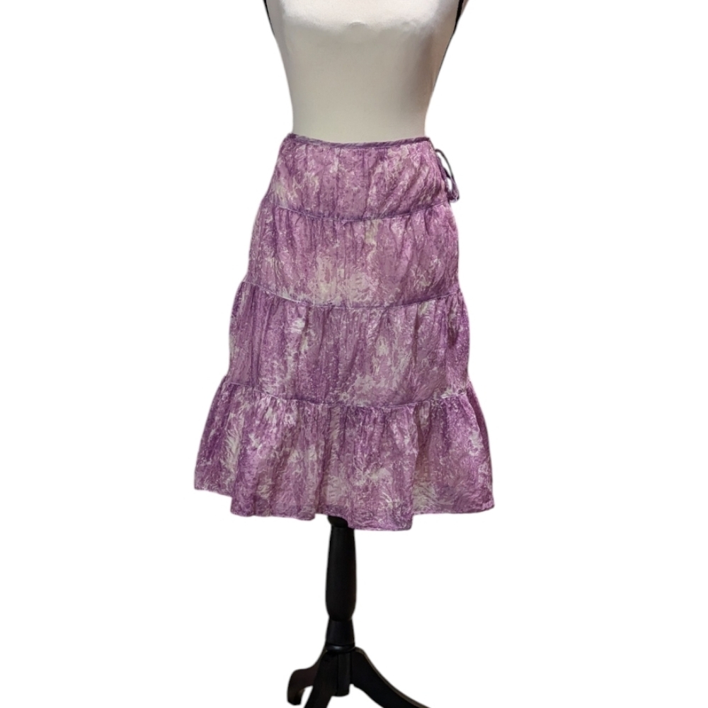 Talbots Lavender A-Line Lace Skirt - Picture 1 of 6